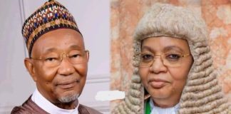 Justice Bulkachuwa and Husband