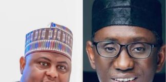 Rt Hon Abdurrazak Namdas and Mal. Nuhu Ribadu.