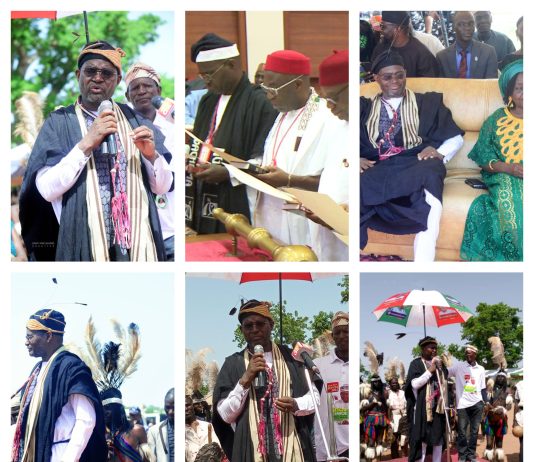 Swearing-in reception: Sen Binos thanks Fintiri, constituents for support Senator Binos Dauda Yaroe and constituents during the ceremony