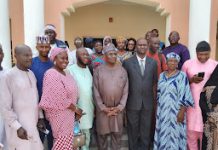 Group picture of stakeholders during the unveiling of Human Papilloma Virus Vaccine today.