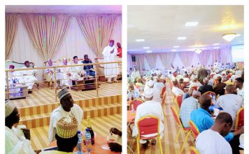Reception in honour of Amb. Muhammadu C Gana organized by Girei elders forum