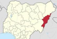 Map of Adamawa State