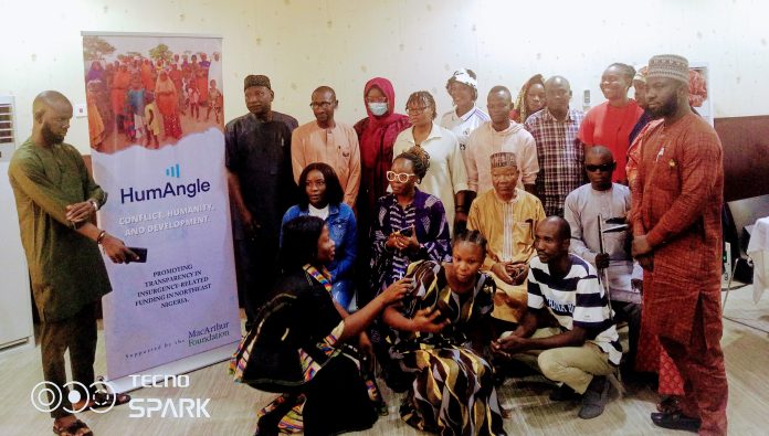 Participants at one day parley for media and CSOs organized by human angle foundation in Yola on Wednesday.