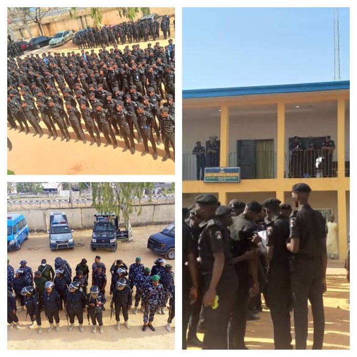 Officers and men of Adamawa State Police command.