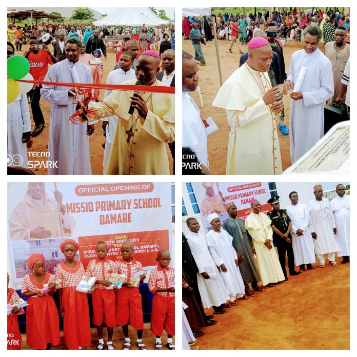 Pictures of the commissioning of Missio primary school Damare.