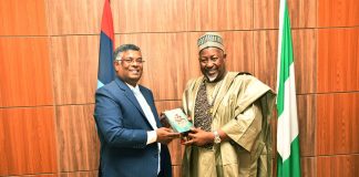 Nigeria and Indian representatives during the epoch making collaboration.