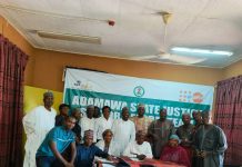 A group photograph of JSRT after the strategy meeting on Friday in Yola.
