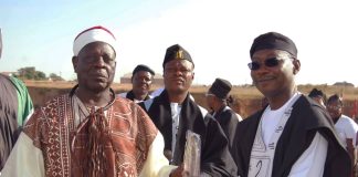 La'ori with other Bwatiye sons during the occasion.