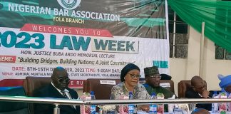 Opening of Law week in Adamawa.