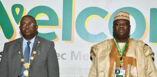 Perm sec defence and NMA national president during the meeting on Friday.