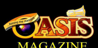 Oasis Magazine logo.