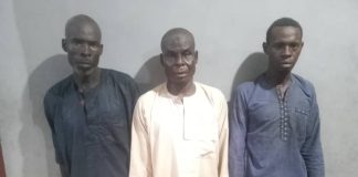 Suspected kidnappers.