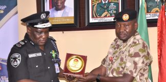 Adamawa CP and Brigade Commandant of 23 armoured brigade Yola.