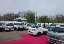 The mini vans.