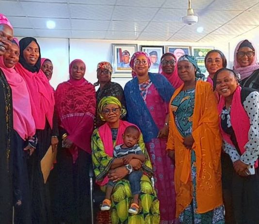 NBAWF With Adamawa State C.J during the courtesy visit yesterday.