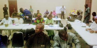 Participants at the ongoing training in Gombe.