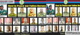 The picture of the slain soldiers.