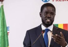 President of Senegal Bassirou.