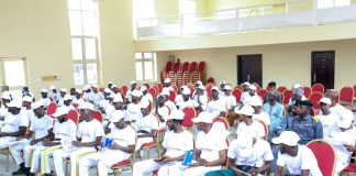 Participants at the training workshop.