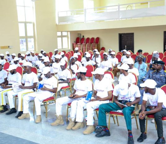 Participants at the training workshop.