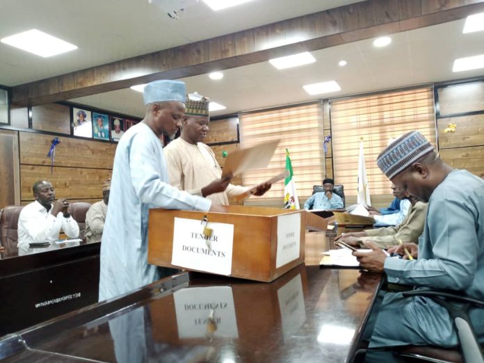 The bidding process.