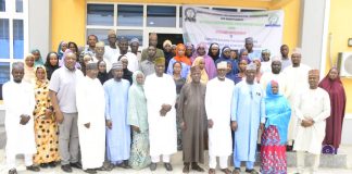 Group picture of participants at the training.