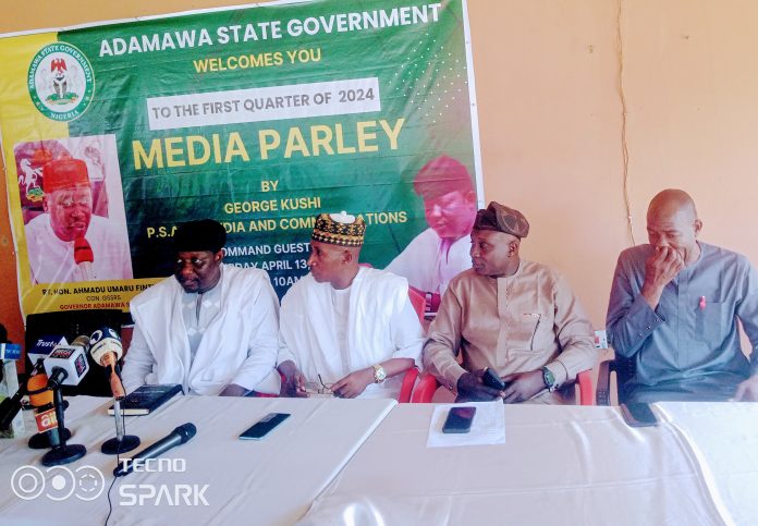 Media parley in session.