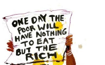 Illustration of the suffering of the masses.
