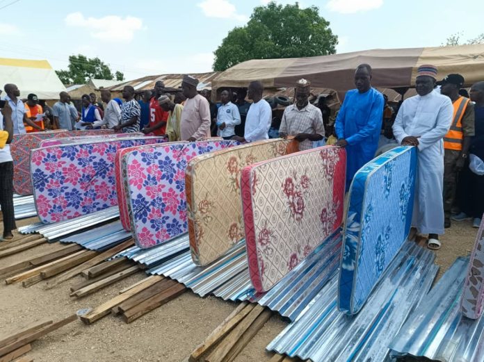 Some of the items distributed by EMNAMU foundation today at Pella, Hong LG.