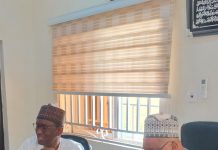 Ribadu and Gambo Jika during the visit.