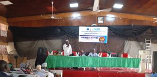 Stakeholders at the town Hall meeting which took place on Wednesday in Yola.