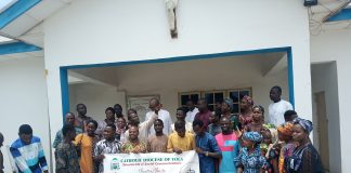 Group photograph of participants during one of the event marking the Catholic Church commutations week on Saturday in Yola.