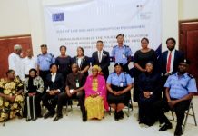 Members of the PDSS advisory committee inaugurated today in Yola.