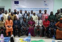 Group picture of participants at the two day training.
