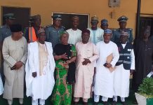 Group pix of the peace meeting convened by the state govt.