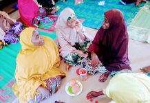 A play session during the training.