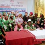 A group photo of the women leaders during the press conference which took place on Wednesday in Yola.