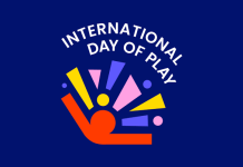 International day of play logo.