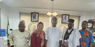 A group photo of the national and Bauchi officials of NCPWDs.