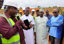 NEDC team during the inspection of projects in Bauchi State.