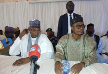 Minister of education, Prof Tahir Mamman during the townhall meeting on Sunday in Yola.