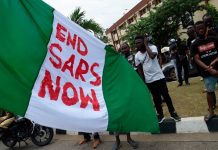 #EndSARS protests.