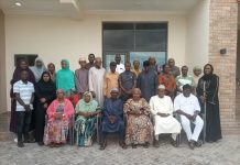 Group photograph of participants at the training.