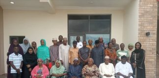 Group photograph of participants at the training.