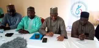 Speaker Gombe State house of Assembly and other lawmakers during the event.