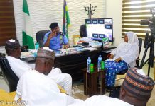 Bauchi CP flanked by the VC and members of her team.