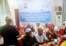 Participants during the media dialogue which took place in Yola on Wednesday.