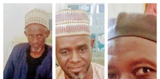 From left to right, Aliyu Abubakar, Ibrahim Ibrema and Kabiru Maigari, renowned champions of exclusive breastfeeding in Adamawa.