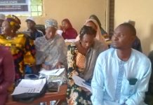 Participants during the training.