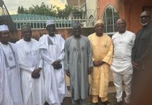 LND and their hosts after the meeting.